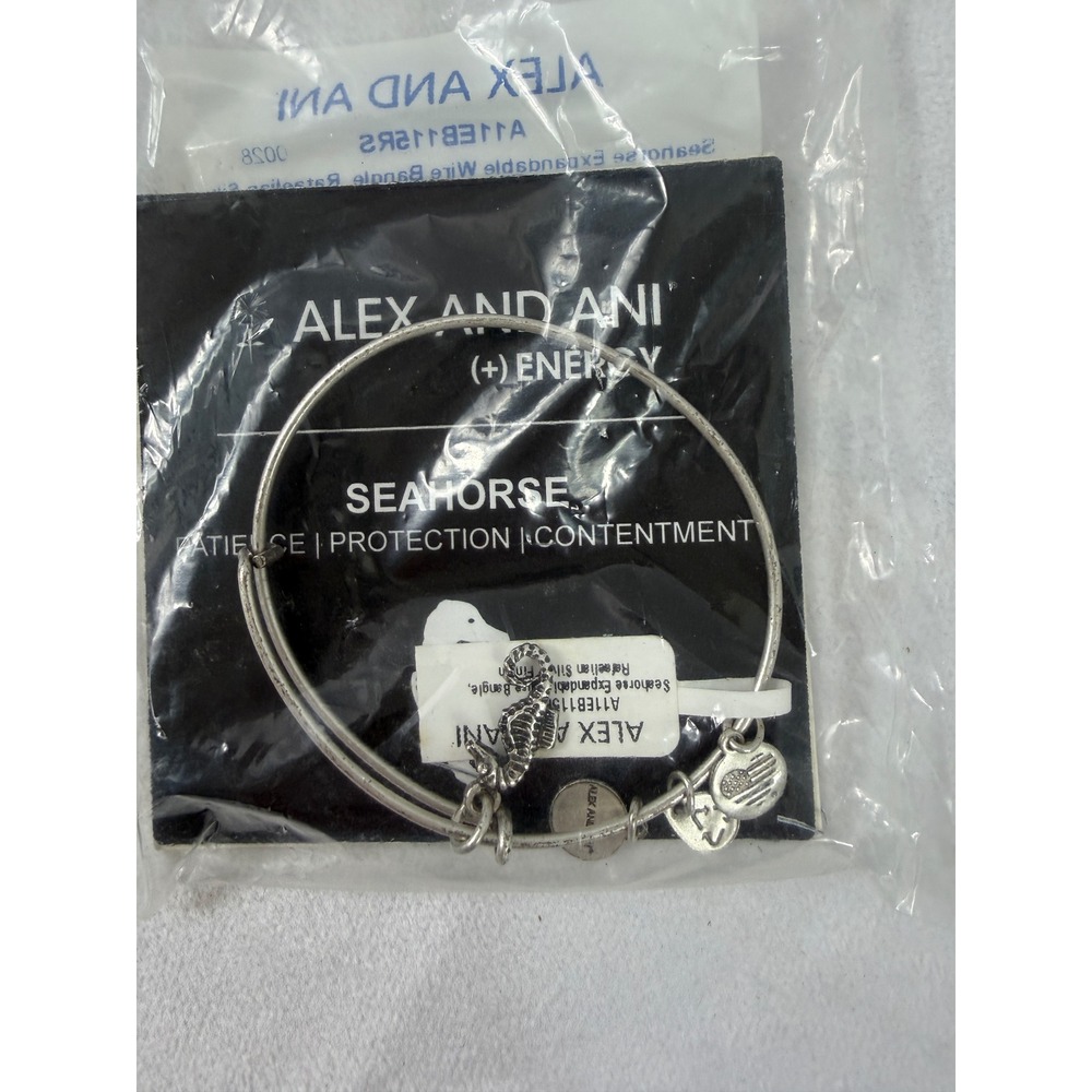 Alex and Ani Seahorse Bangle. NWT
